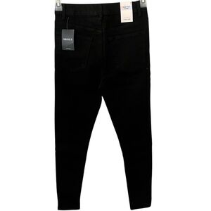 FOREVER 21, BLACK HIGH RISE JEANS, SKINNY JEANS, ESSENTIAL DENIM